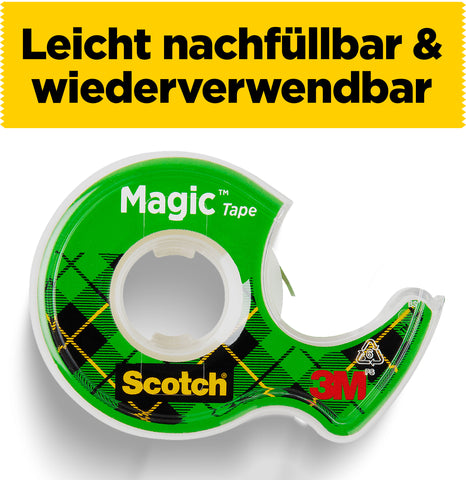 SCOTCH Magic Tape 810 19mmx7.5m 8-1975D auf Abroller