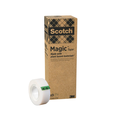 SCOTCH Magic Tape 900 19mmx33m 900-9 transparent 9 Rollen