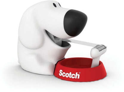 SCOTCH Dispenser Hund weiss C31 inkl.1 Rol.Magic 810 19mmx7.5m