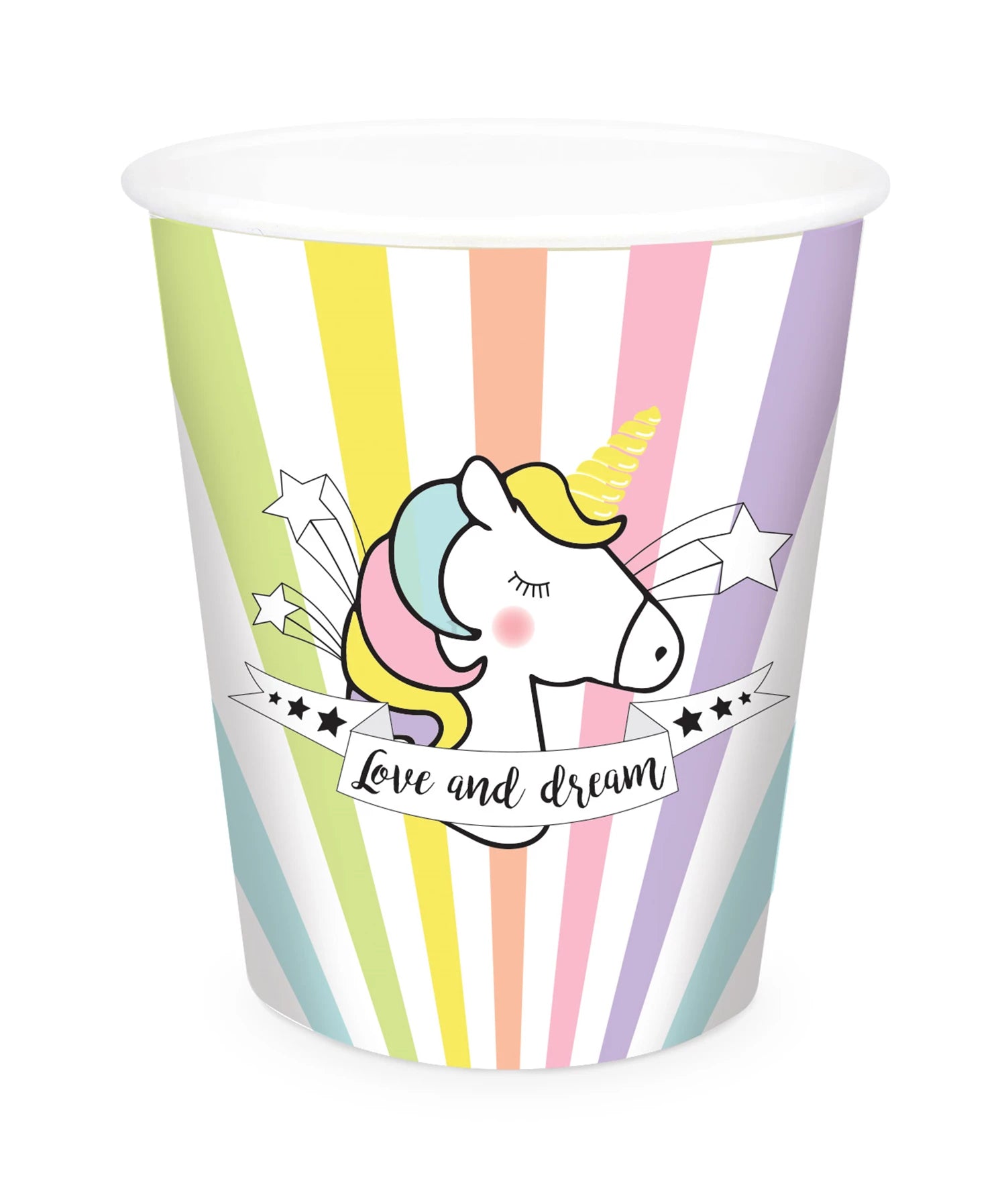 8 BECHER EINHORN 25 CL