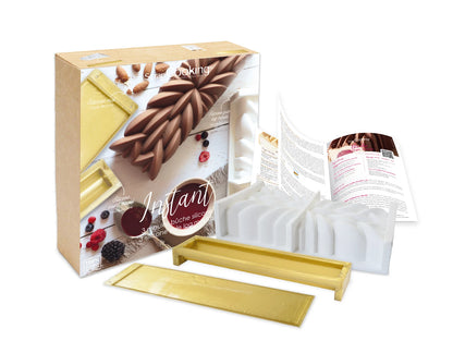 COFFRET BUCHE INSTANT - 3 MOULES SILICONE