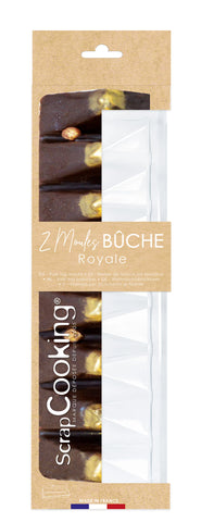 2 MOULES BUCHE ROYALE PET RECYCLE