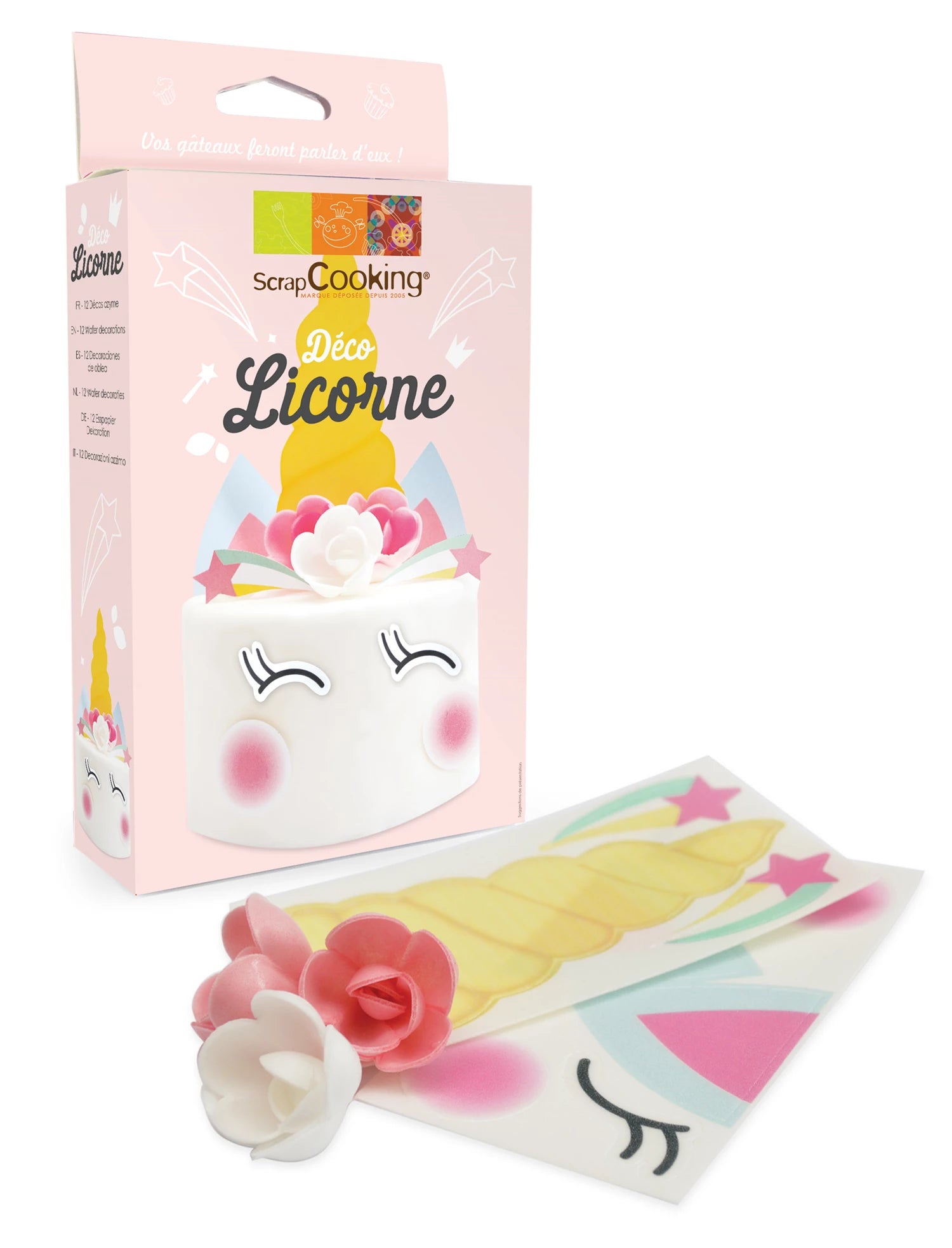 ESSBARES PAPIER EINHORN 15 ST.