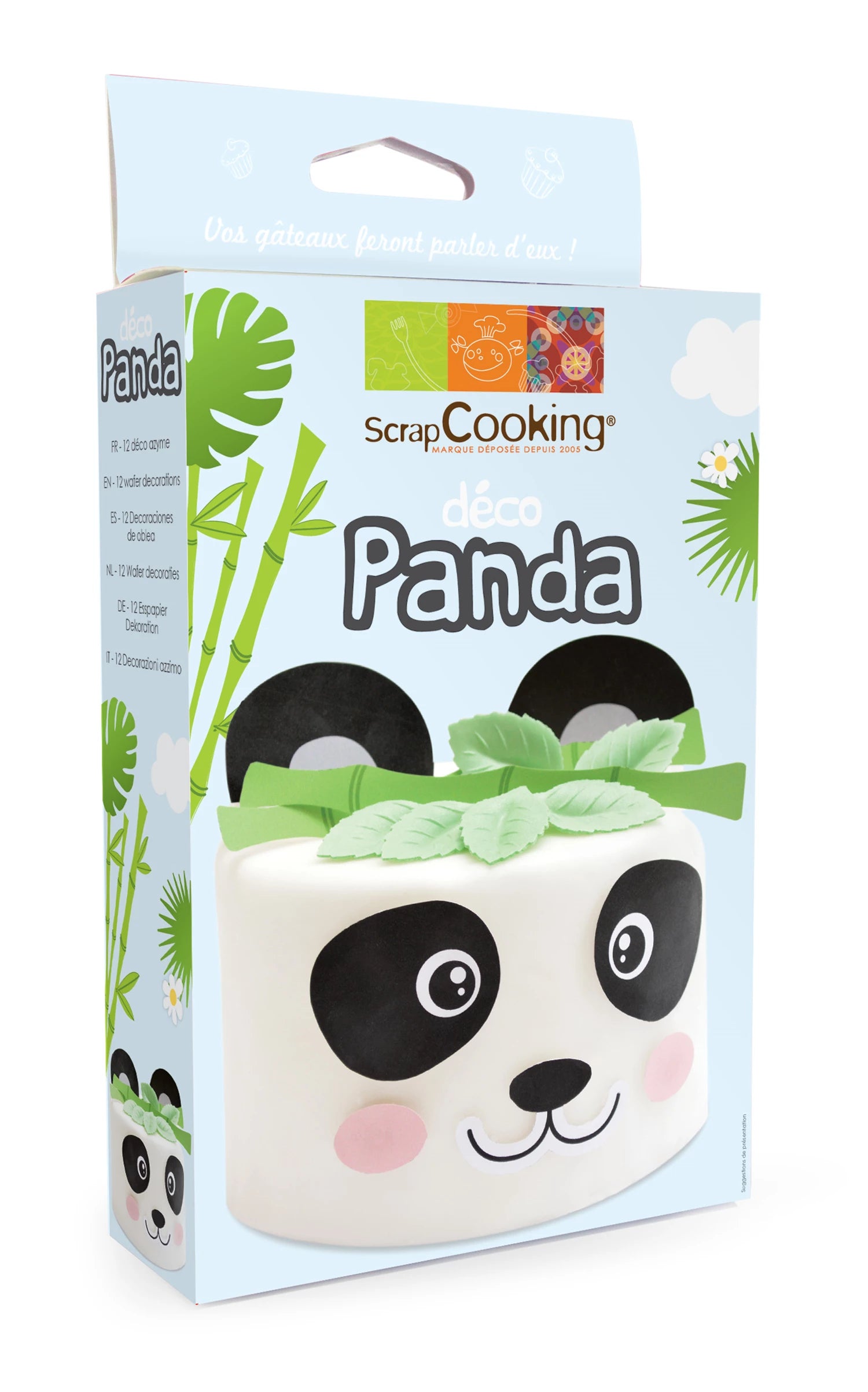 ESSBARES PAPIER PANDA 15 ST.