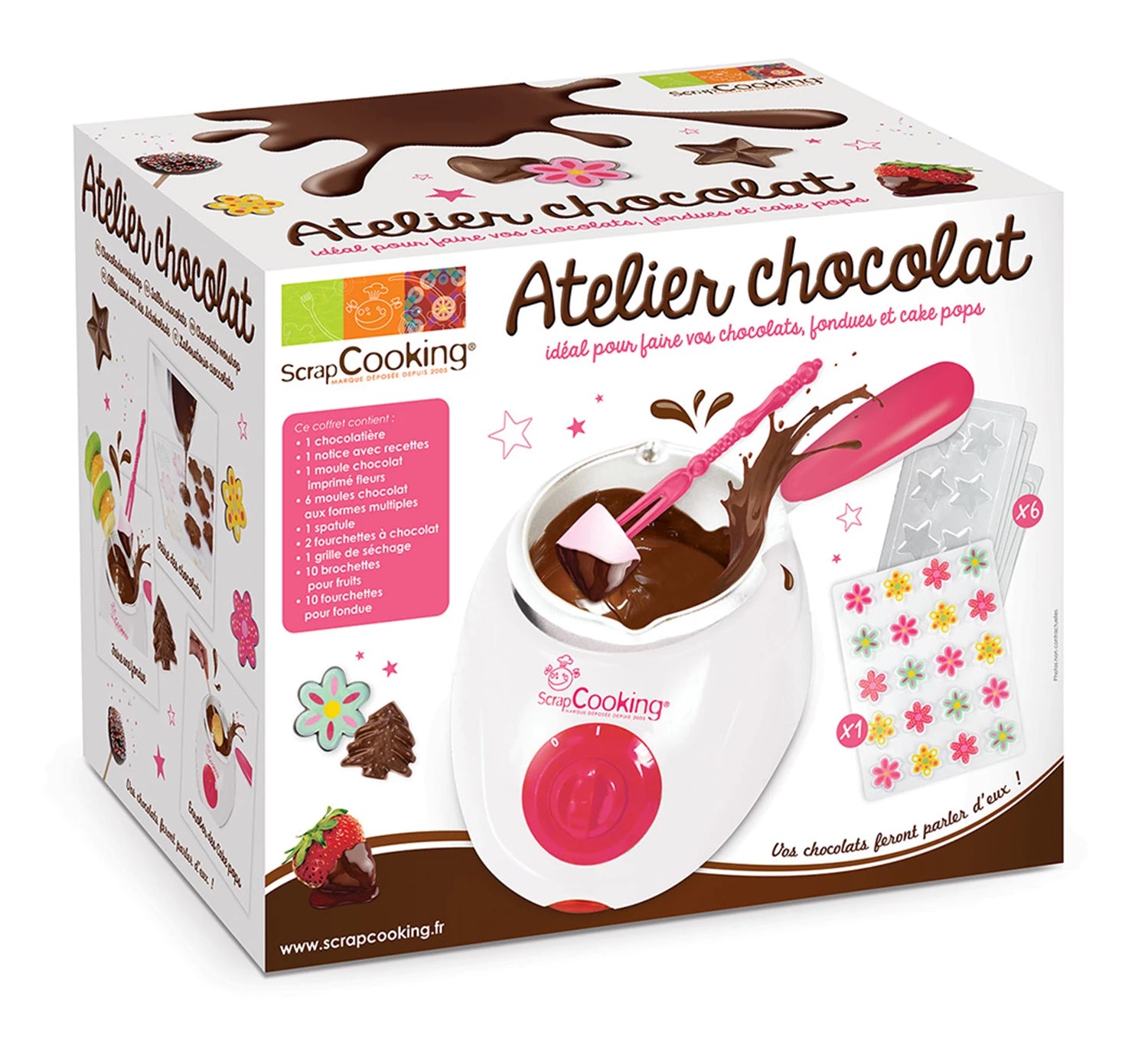 ATELIER SCHOKOLADE SET FUER SCHOKOLADEN-FONDUE