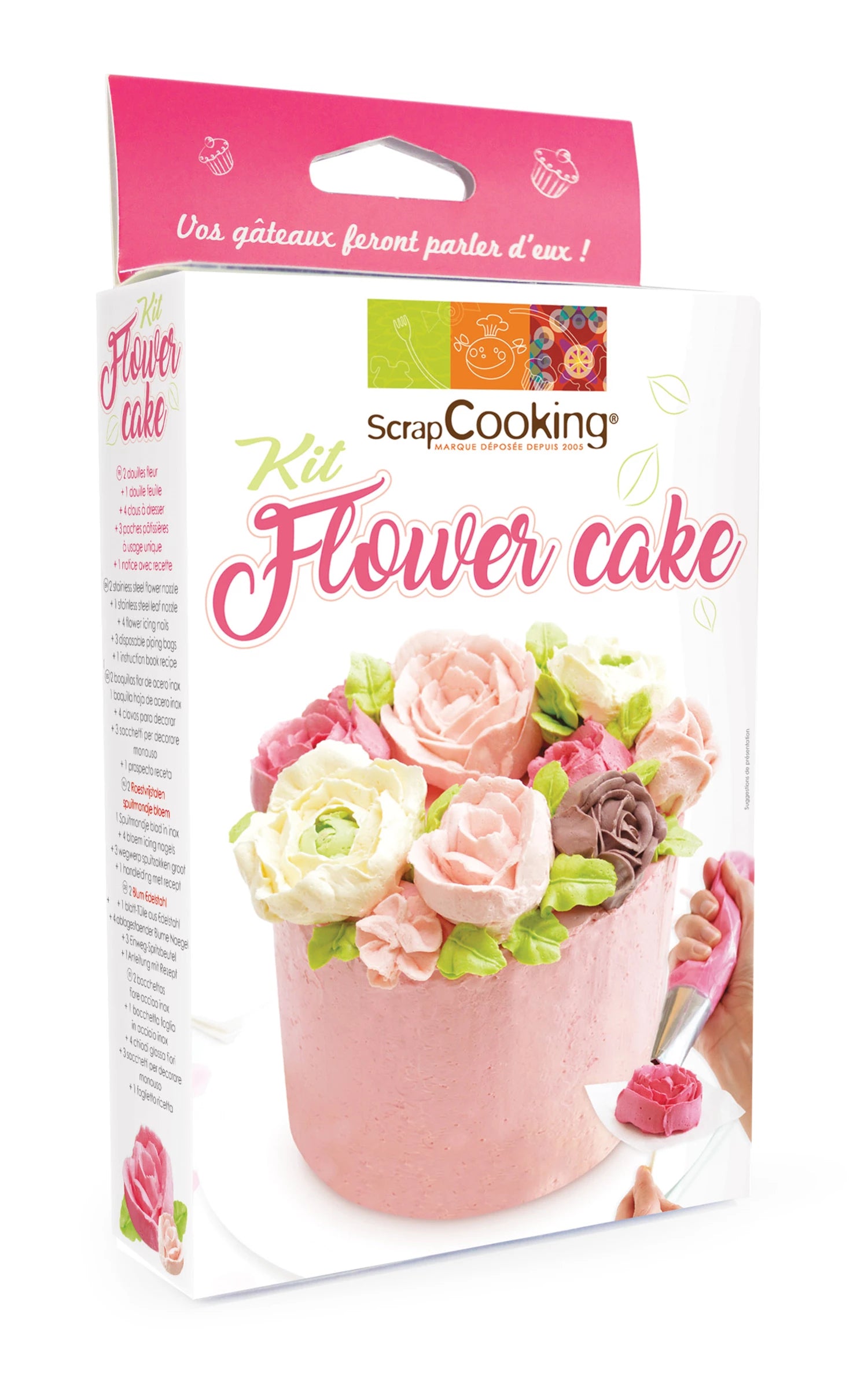 SET FLOWER CAKE