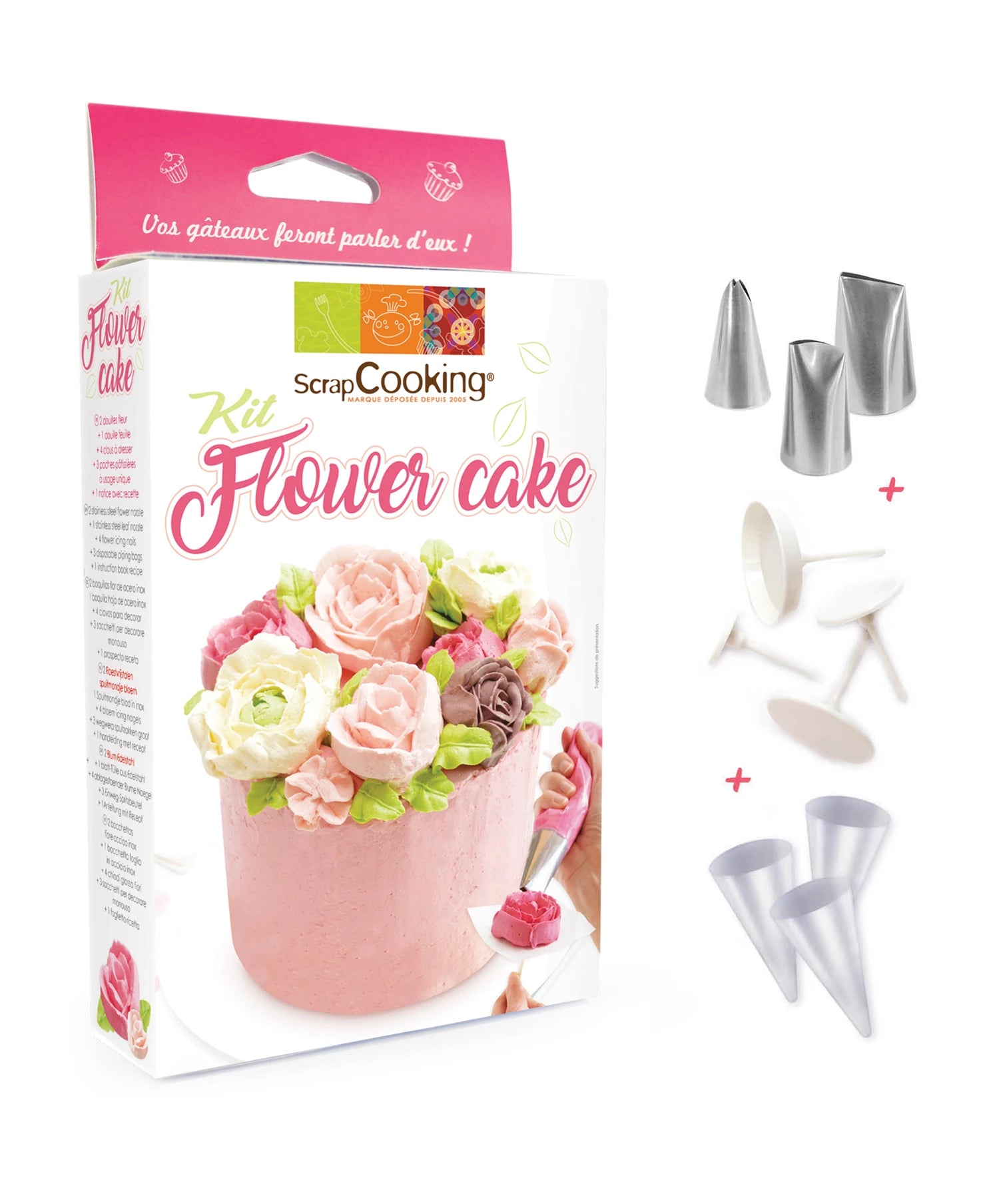 SET FLOWER CAKE