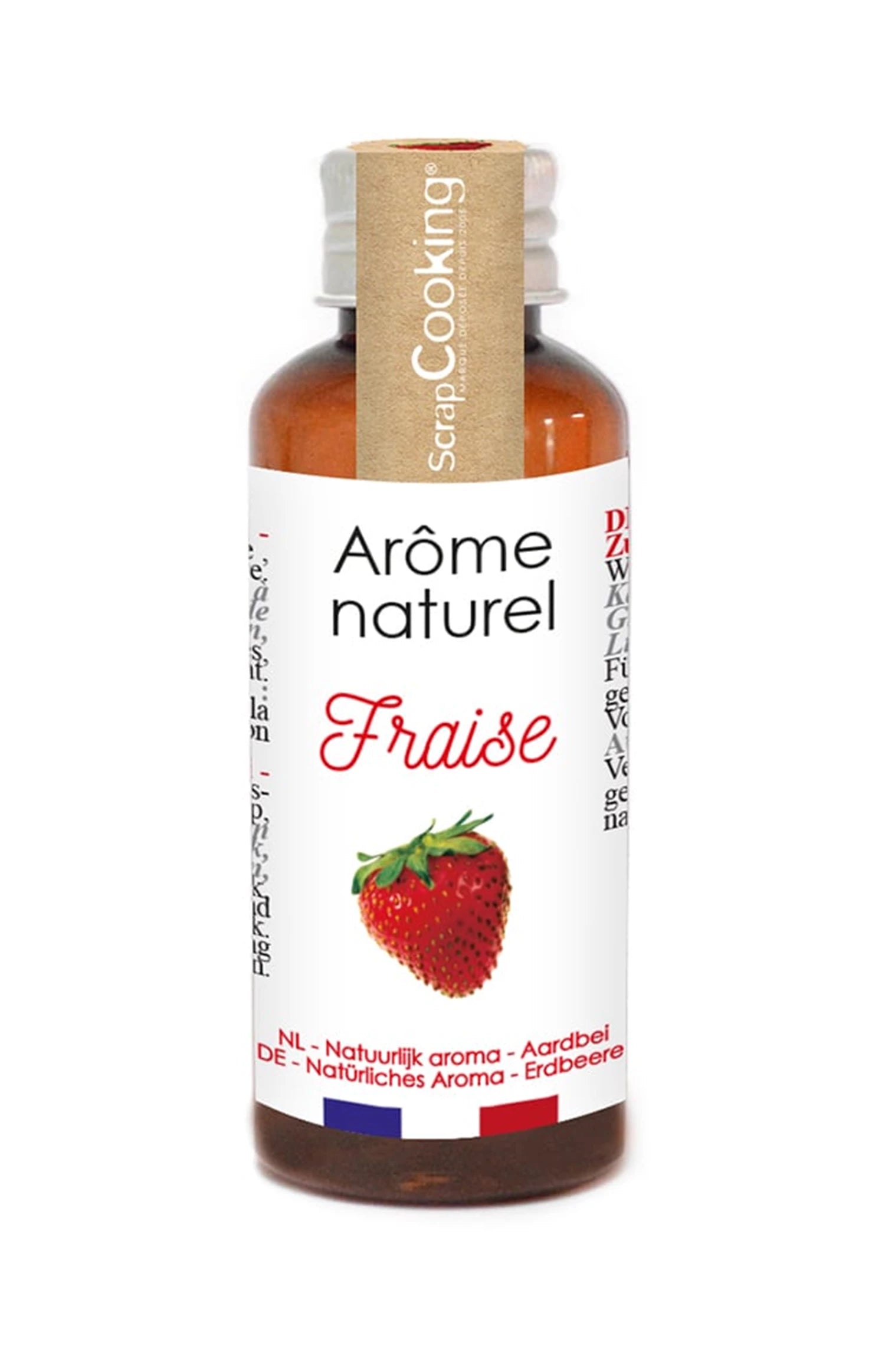 FLÜSSIGES NATÜRLICHES AROMA ERDBEERE 40 ML