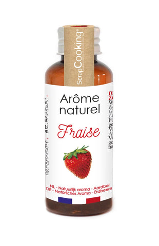 FLÜSSIGES NATÜRLICHES AROMA ERDBEERE 40 ML