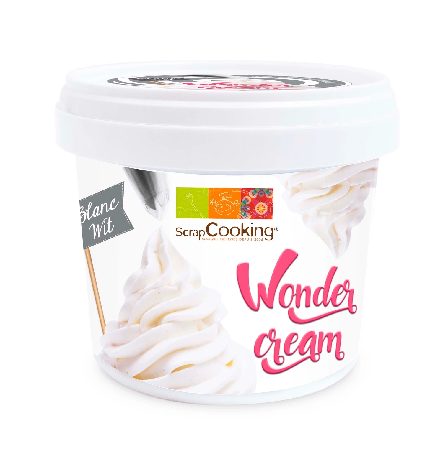 WONDER CREAM WEISS, VANILLEGESCHMACK, 150G