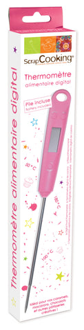 LEBENSMITTEL THERMOMETER INKL. BATTERIE