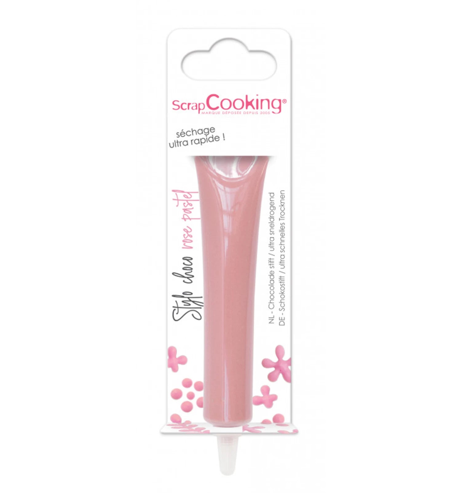 SCHOKOSTIFT PASTELROSA 25G