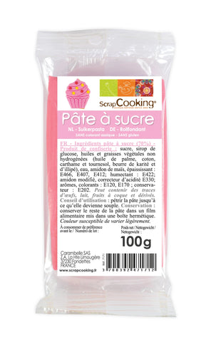 ZUCKERPASTE ROSA 100G