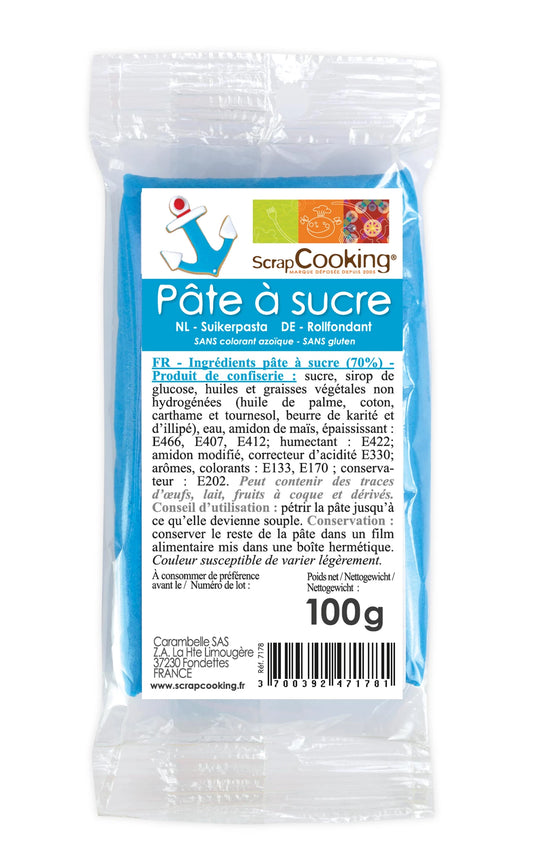 ZUCKERPASTE BLAU 100G