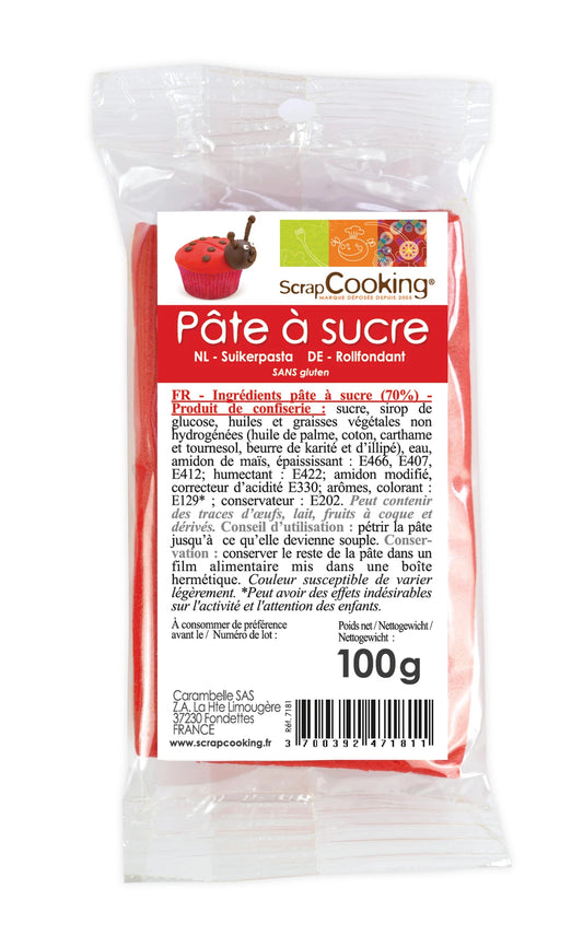 ZUCKERPASTE ROT 100G