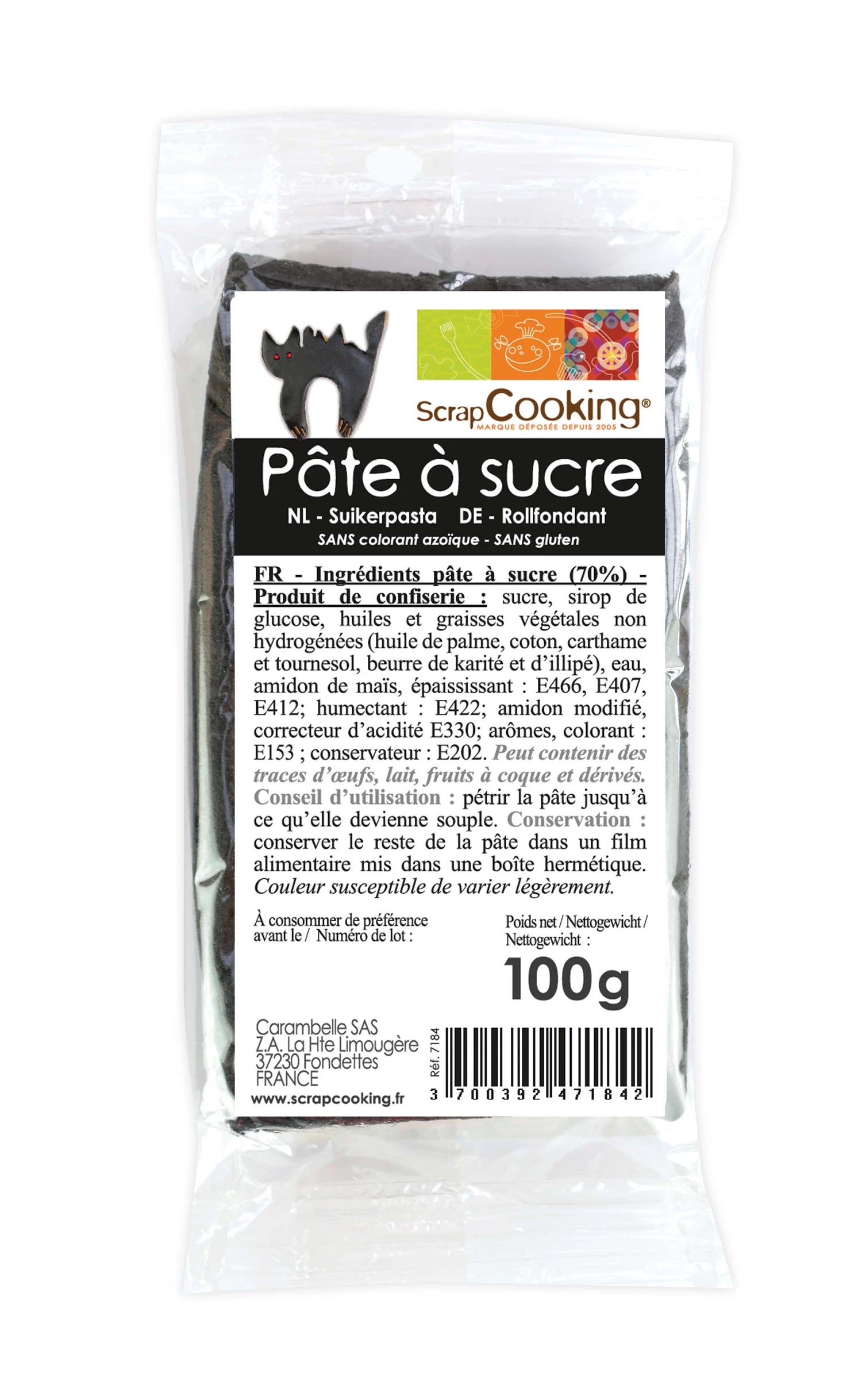 ZUCKERPASTE SCHWARZ 100G