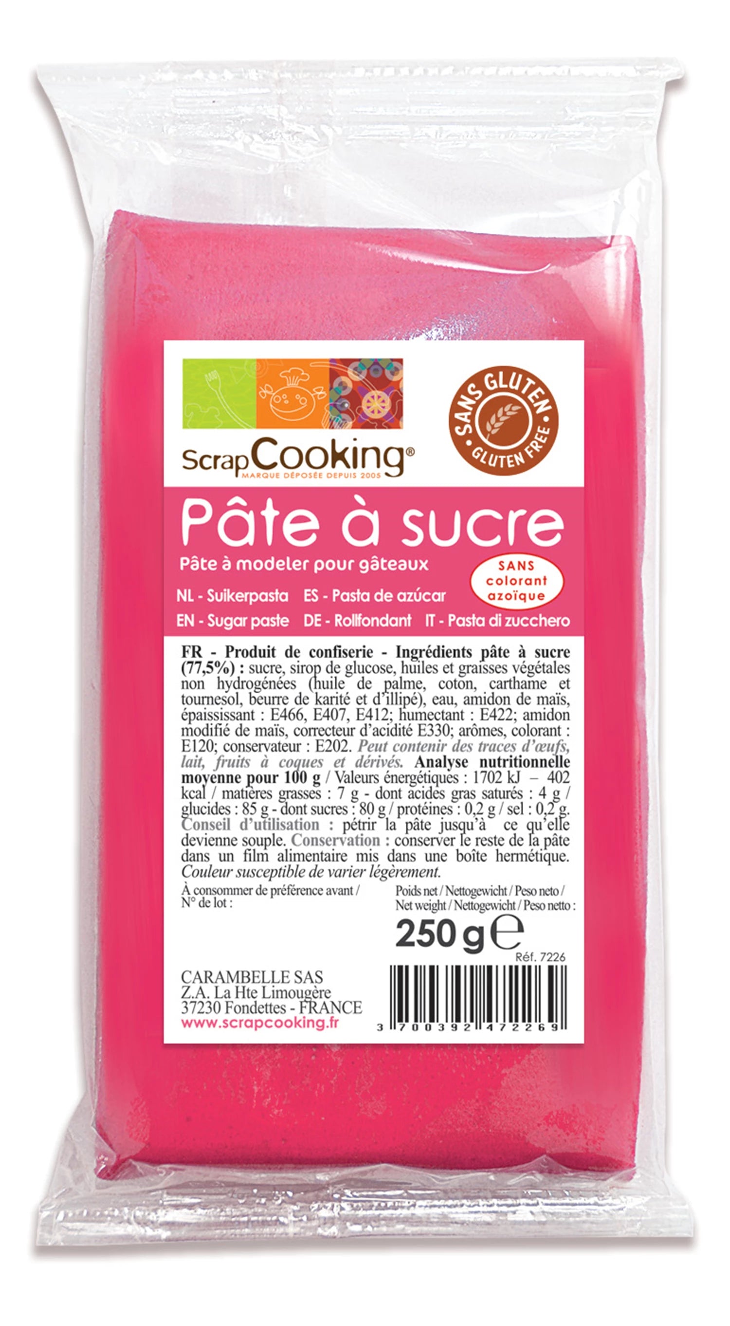 ZUCKERPASTE, FUCHSIA, 250G