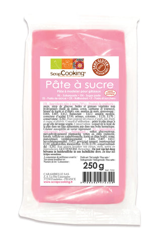 ZUCKERPASTE VANILLE AROMA ROSA 250G