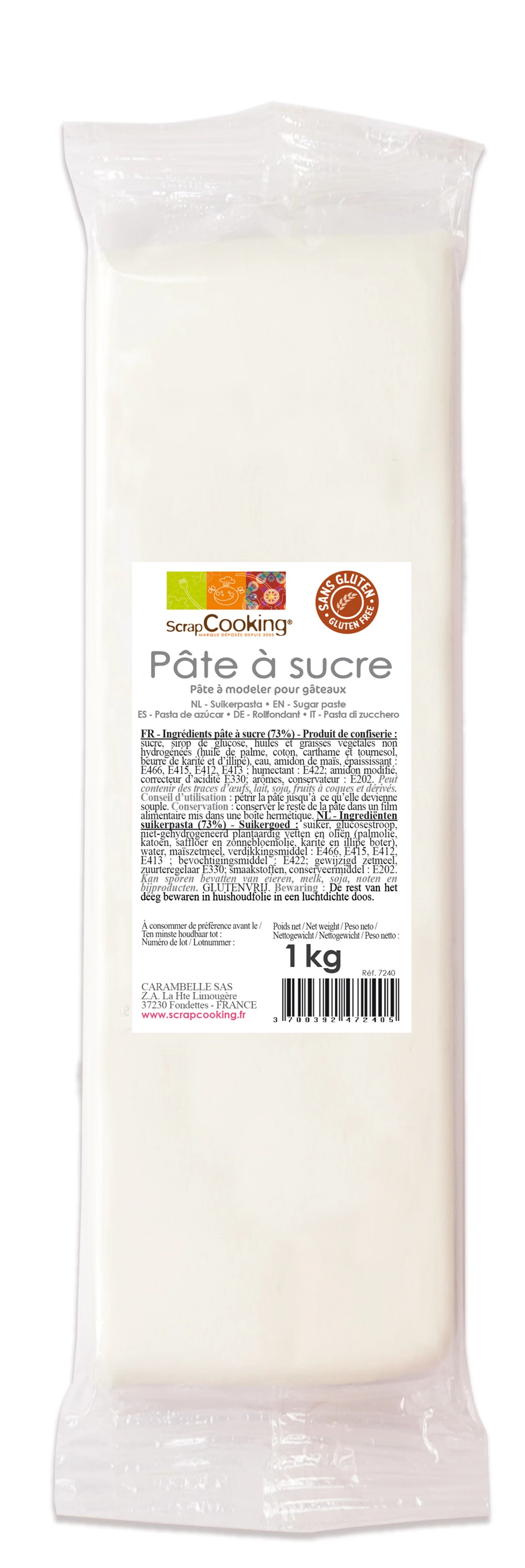 ZUCKERPASTE WEISS, 1KG