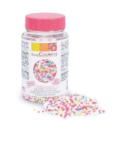 DEKOZUCKER MINI-KUGELN MULTICOLOR 80G