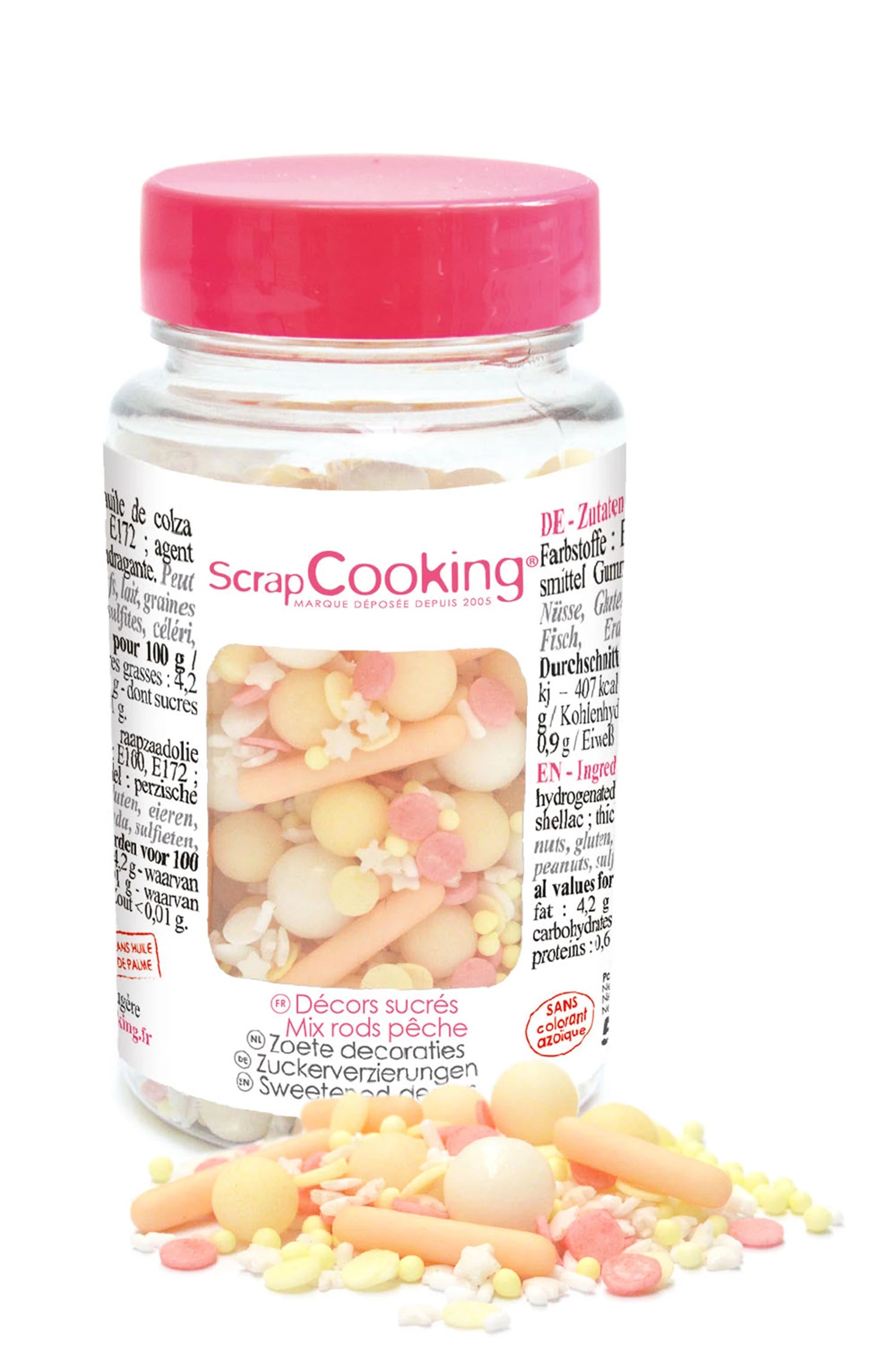 SPRINKLES MIX PEACH 70G