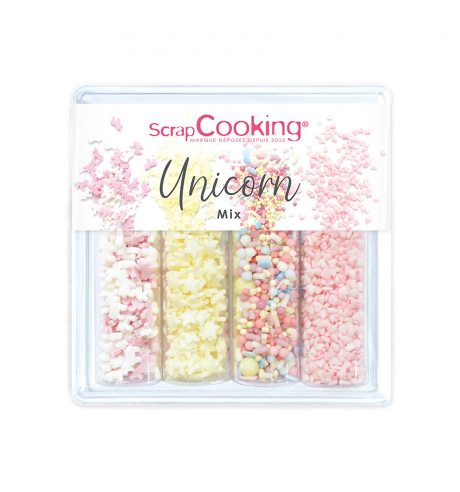 ZUCKERDEKORS 4ER SET - UNICORN MIX - 60G