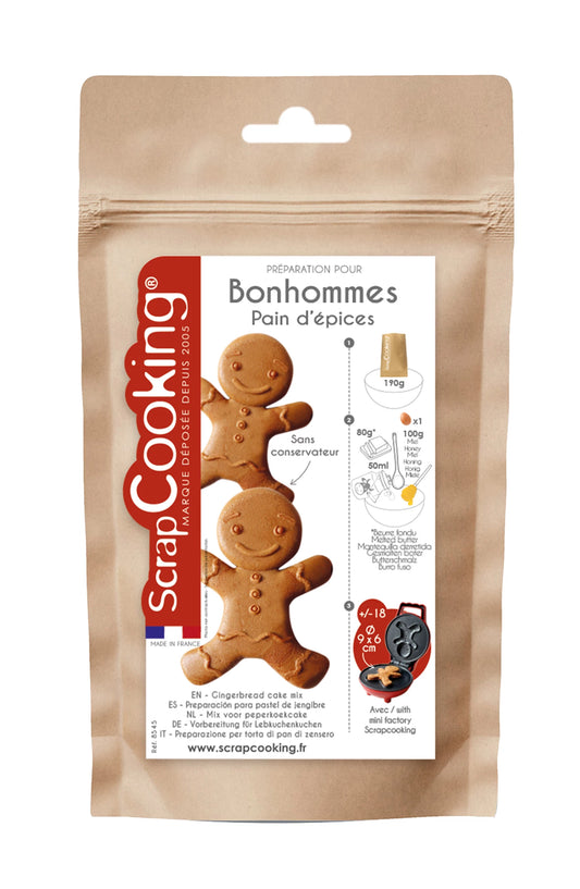 PREPARATION BONHOMMES PAIN D'EPICES 190GR