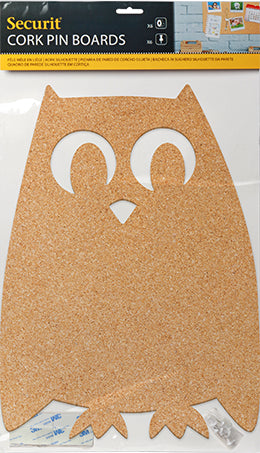 SECURIT Kork/Pin Element OWL inkl. Pin CB-OWL braun 40.7x30x0.5cm