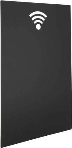 SECURIT Kreidetafel WIFI FB-WIFI schwarz 38x25x0.3cm