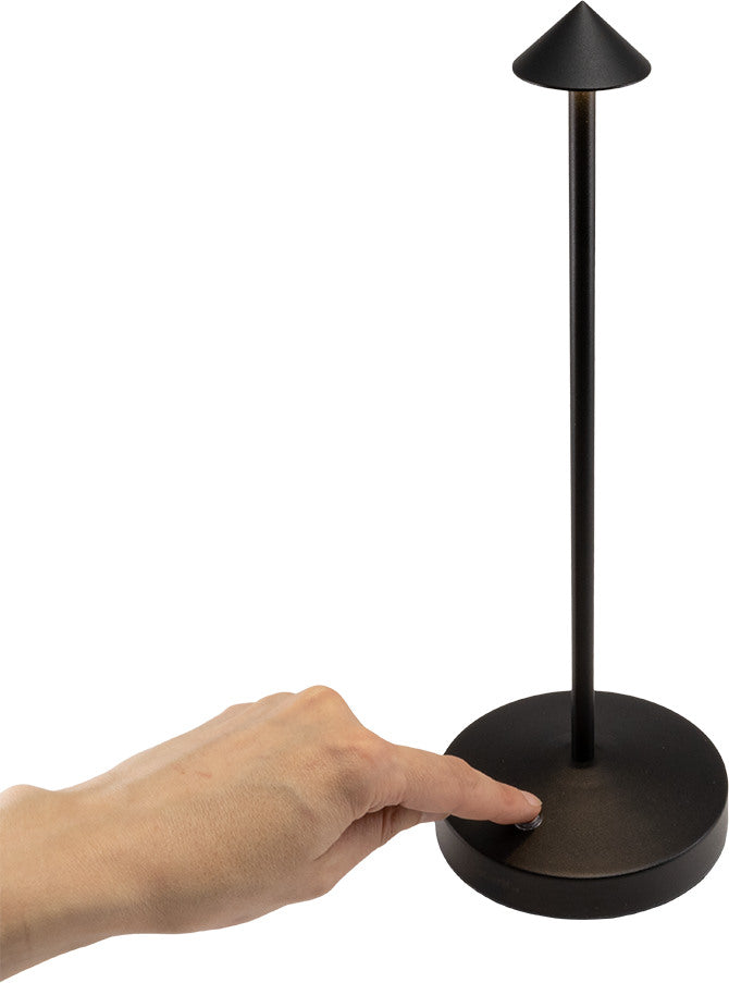 SECURIT Tischleuchte ANGELINA LP-AN-BL schwarz, Akku, dimmbar