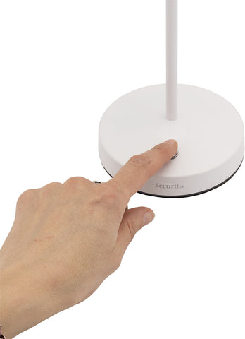 SECURIT Tischleuchte ANGELINA LP-AN-WT weiss, Akku, dimmbar