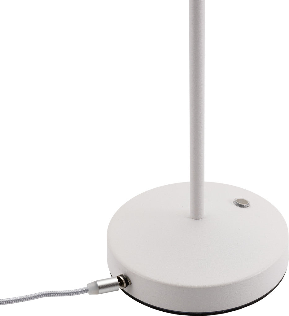 SECURIT Tischleuchte ANGELINA LP-AN-WT weiss, Akku, dimmbar