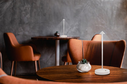 SECURIT Tischleuchte ANGELINA LP-AN-WT weiss, Akku, dimmbar