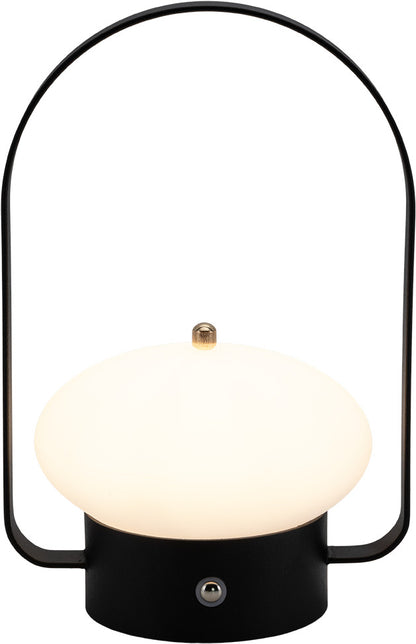 SECURIT Tischleuchte BARCELONA LP-BA-BL schwarz, Akku, dimmbar