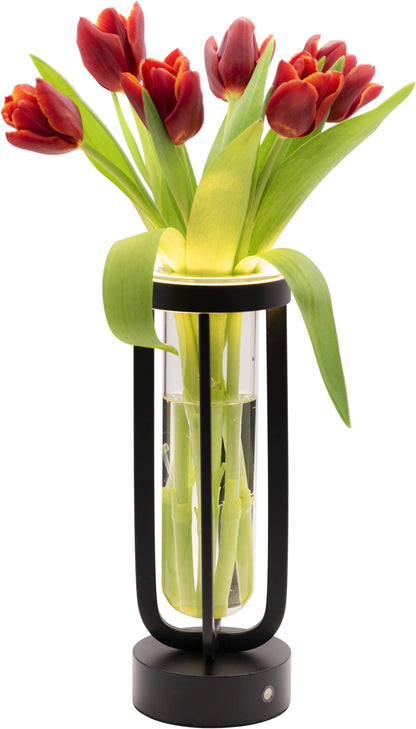 SECURIT Tischleuchte FLORENCE LP-FL-BL schwarz, Akku, dimmbar