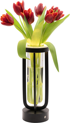 SECURIT Tischleuchte FLORENCE LP-FL-BL schwarz, Akku, dimmbar