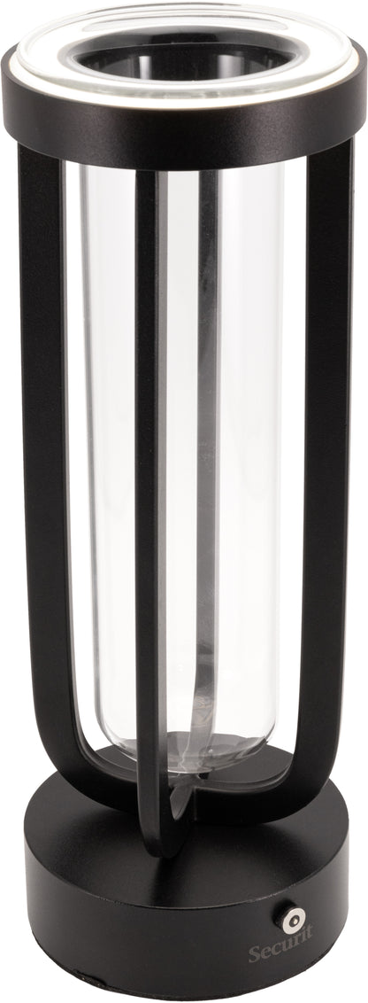 SECURIT Tischleuchte FLORENCE LP-FL-BL schwarz, Akku, dimmbar