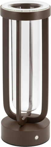 SECURIT Tischleuchte FLORENCE LP-FL-BR braun, Akku, dimmbar