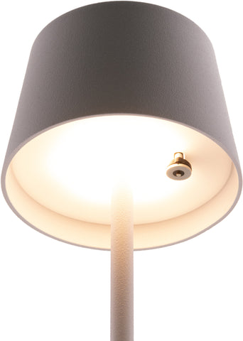 SECURIT Tischleuchte MONTE CARLO LP-MC-WT weiss, Akku, dimmbar