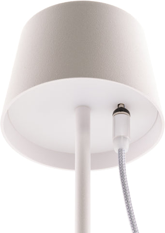 SECURIT Tischleuchte MONTE CARLO LP-MC-WT weiss, Akku, dimmbar