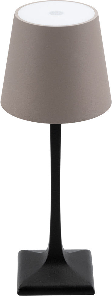 SECURIT Tischleuchte MILANO LP-MI-BL-TP grau, Akku, dimmbar