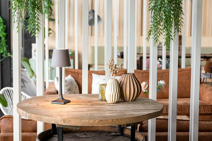 SECURIT Tischleuchte MILANO LP-MI-BL-TP grau, Akku, dimmbar