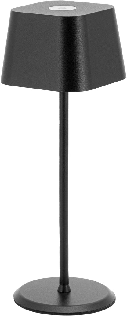 SECURIT Tischleuchte MALTA LP-MT-BL schwarz, Akku, dimmbar