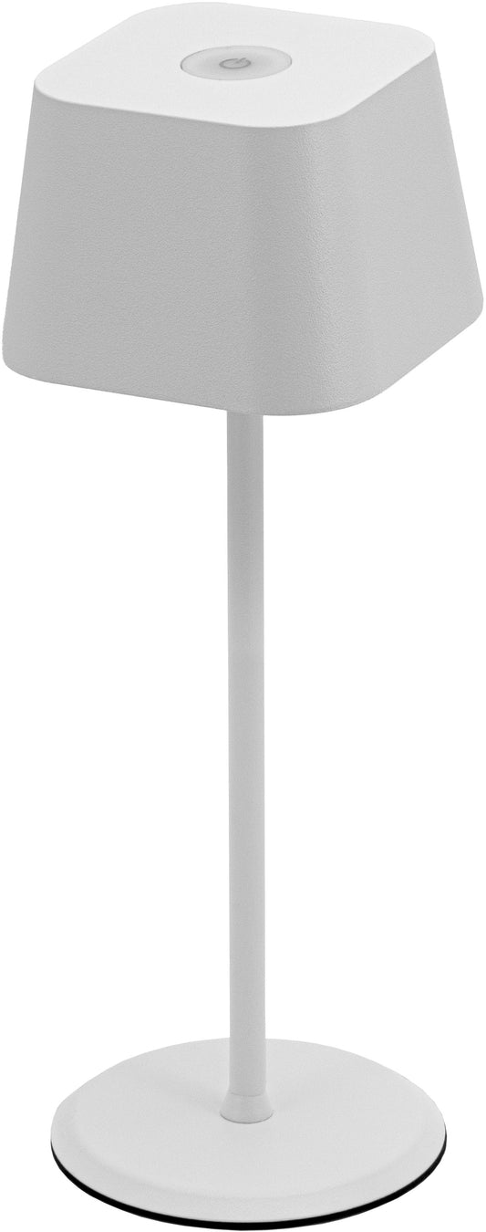 SECURIT Tischleuchte MALTA LP-MT-WT weiss, Akku, dimmbar