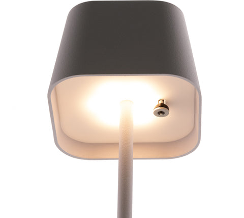 SECURIT Tischleuchte MALTA LP-MT-WT weiss, Akku, dimmbar