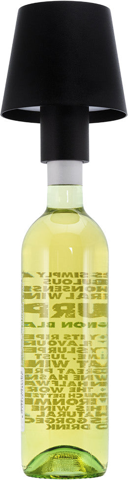 SECURIT Flaschenleuchte PARIS LP-PA-BL schwarz, Akku, dimmbar