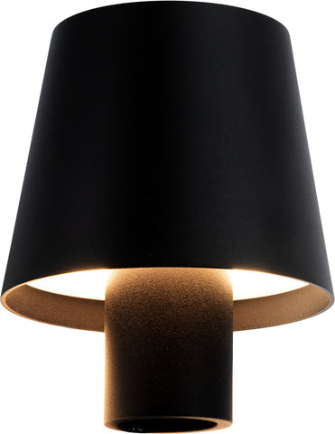 SECURIT Flaschenleuchte PARIS LP-PA-BL schwarz, Akku, dimmbar