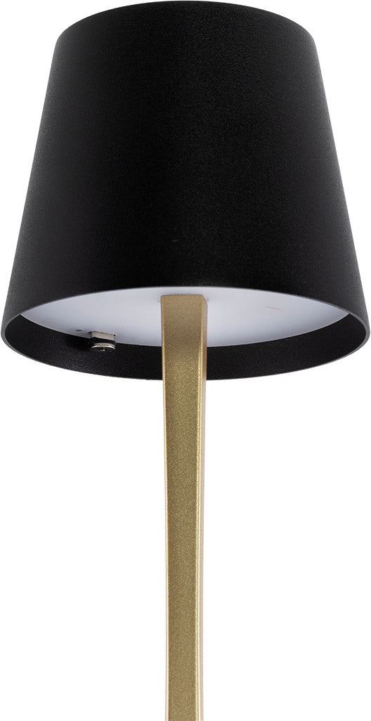 SECURIT Tischleuchte ROME LP-RO-GD-BL gold, Akku, dimmbar