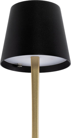 SECURIT Tischleuchte ROME LP-RO-GD-BL gold, Akku, dimmbar