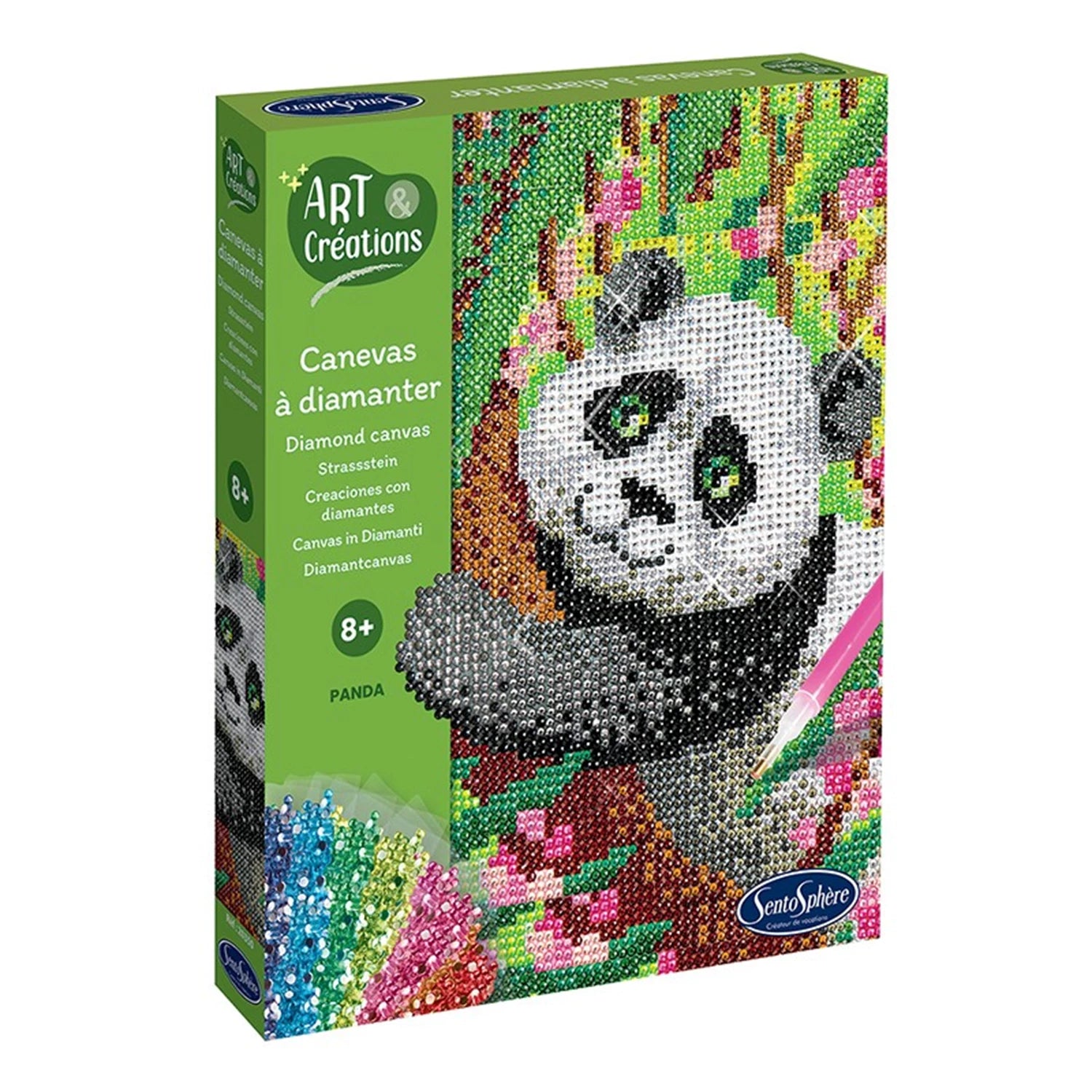 A&C DIAMOND-CANVAS PANDA (FR-DE-IT-EN-ES-NL-PT)